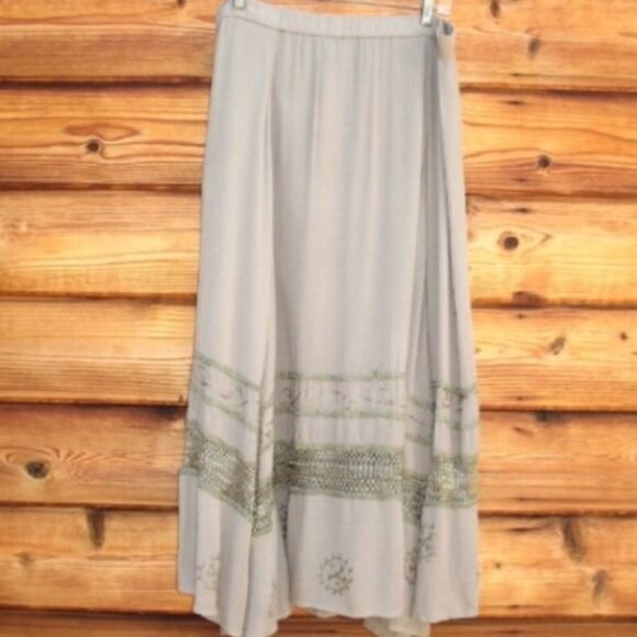 NWT Army Green Long Skirt - Picture 5 of 6